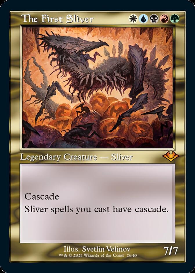 The First Sliver (Retro Foil Etched) [Modern Horizons] | Shuffle n Cut Hobbies & Games