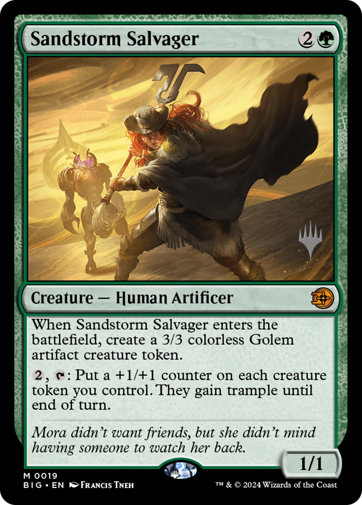 Sandstorm Salvager [Outlaws of Thunder Junction: The Big Score Promos] | Shuffle n Cut Hobbies & Games