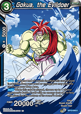 Gokua, the Evildoer (Common) (BT13-048) [Supreme Rivalry] | Shuffle n Cut Hobbies & Games