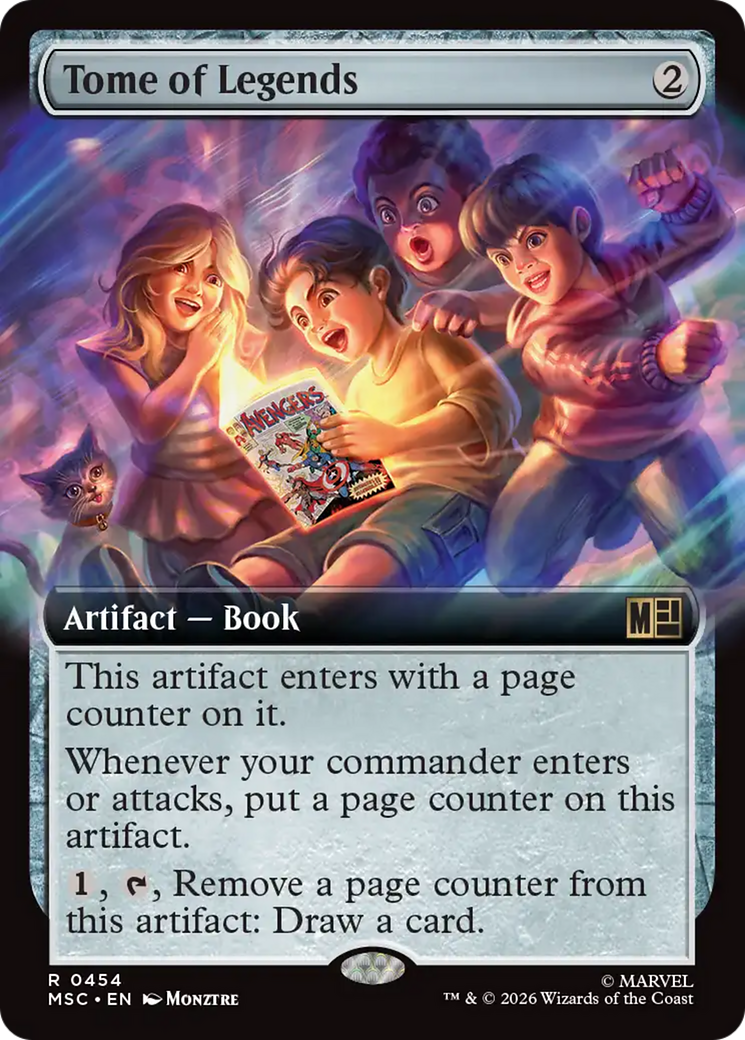 Tome of Legends (Extended Art) [Marvel Super Heroes Commander] | Shuffle n Cut Hobbies & Games