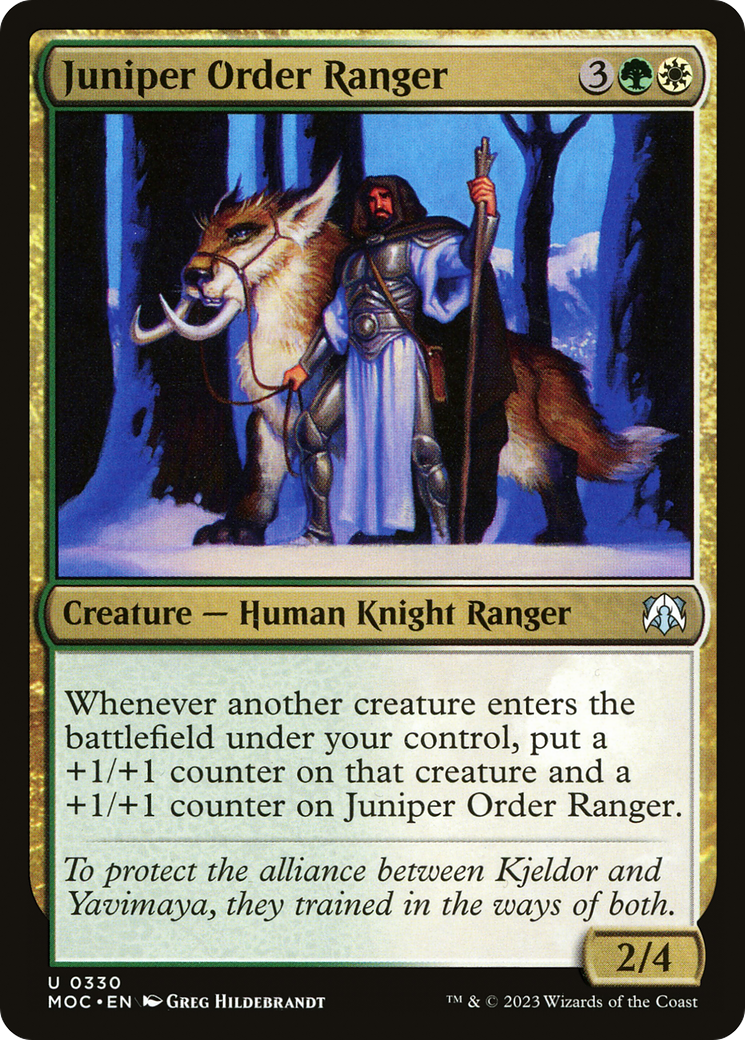 Juniper Order Ranger [March of the Machine Commander] | Shuffle n Cut Hobbies & Games