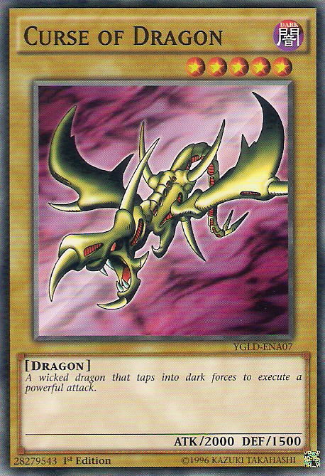 Curse of Dragon [YGLD-ENA07] Common | Shuffle n Cut Hobbies & Games