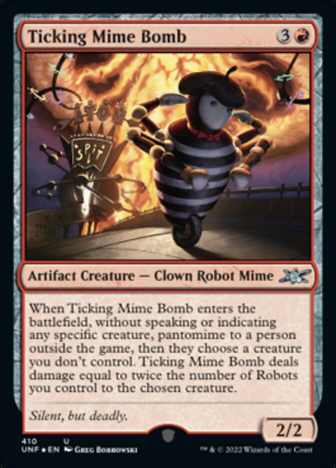 Ticking Mime Bomb (Galaxy Foil) [Unfinity] | Shuffle n Cut Hobbies & Games