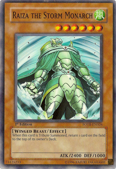 Raiza the Storm Monarch [FOTB-EN026] Super Rare | Shuffle n Cut Hobbies & Games