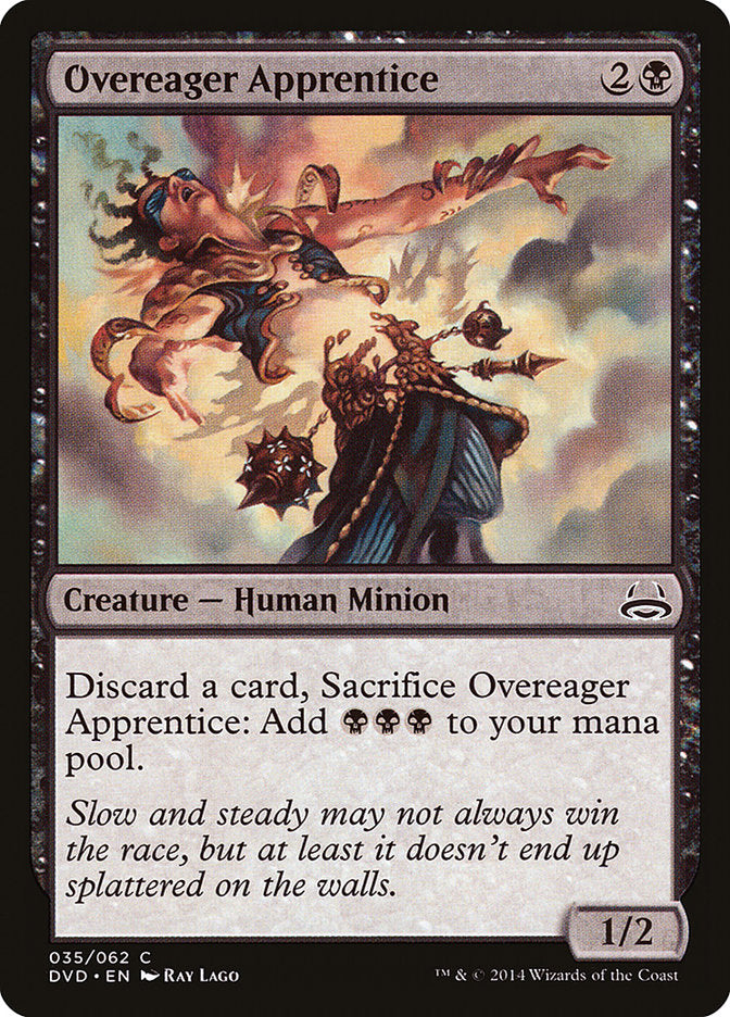 Overeager Apprentice (Divine vs. Demonic) [Duel Decks Anthology] | Shuffle n Cut Hobbies & Games