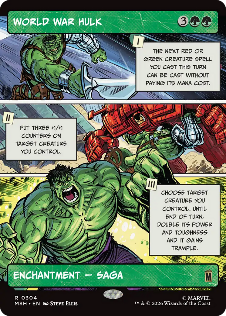 World War Hulk (Borderless) [Marvel Super Heroes] | Shuffle n Cut Hobbies & Games