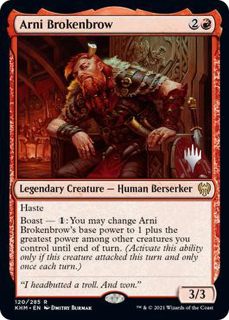 Arni Brokenbrow (Promo Pack) [Kaldheim Promos] | Shuffle n Cut Hobbies & Games