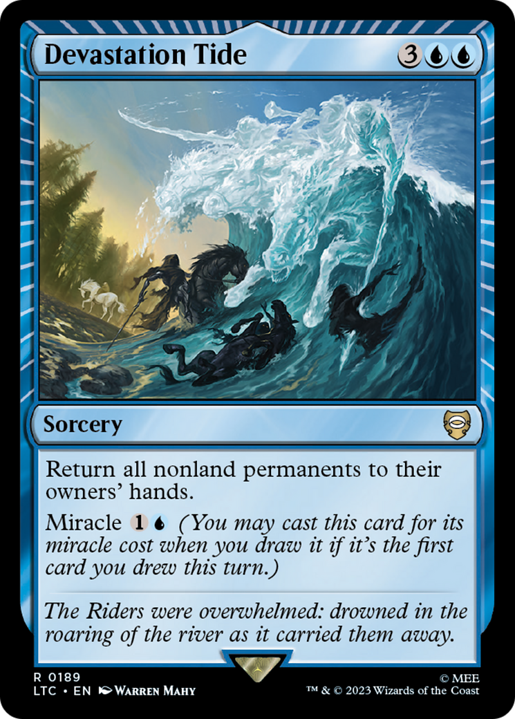 Devastation Tide [The Lord of the Rings: Tales of Middle-Earth Commander] | Shuffle n Cut Hobbies & Games