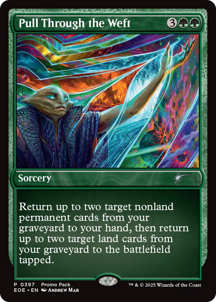 Pull Through the Weft [Edge of Eternities Promo Pack] | Shuffle n Cut Hobbies & Games
