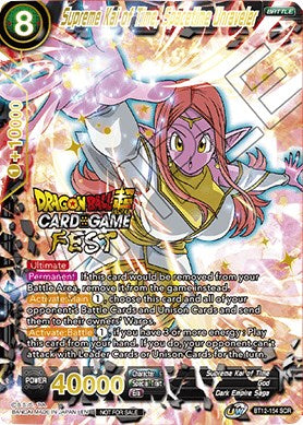 Supreme Kai of Time, Spacetime Unraveler (Card Game Fest 2022) (BT12-154) [Tournament Promotion Cards] | Shuffle n Cut Hobbies & Games