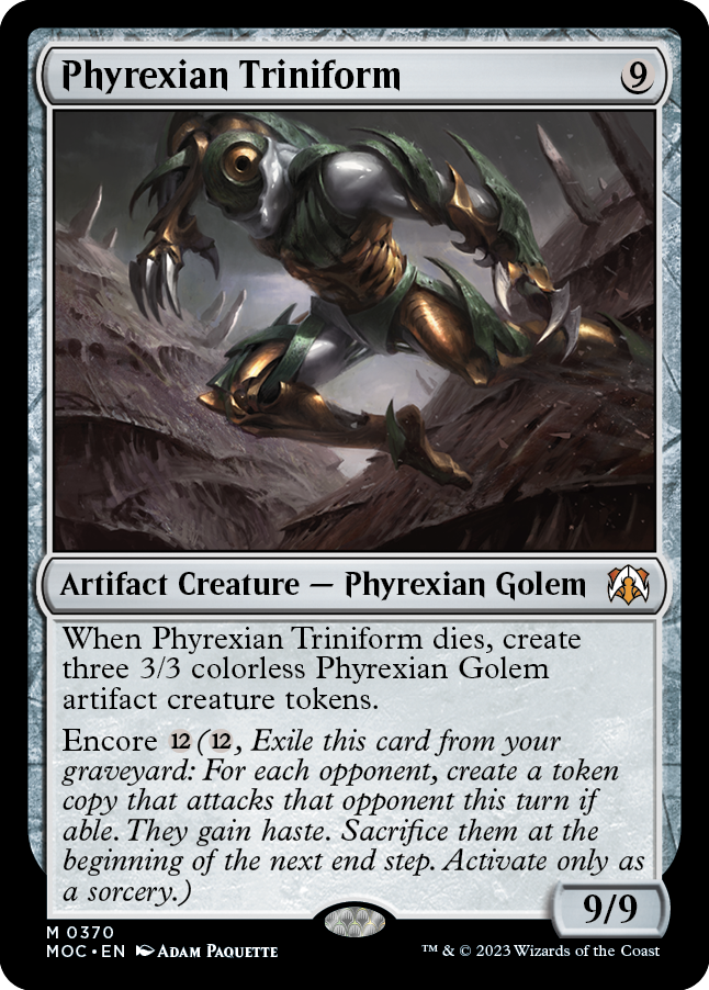 Phyrexian Triniform [March of the Machine Commander] | Shuffle n Cut Hobbies & Games
