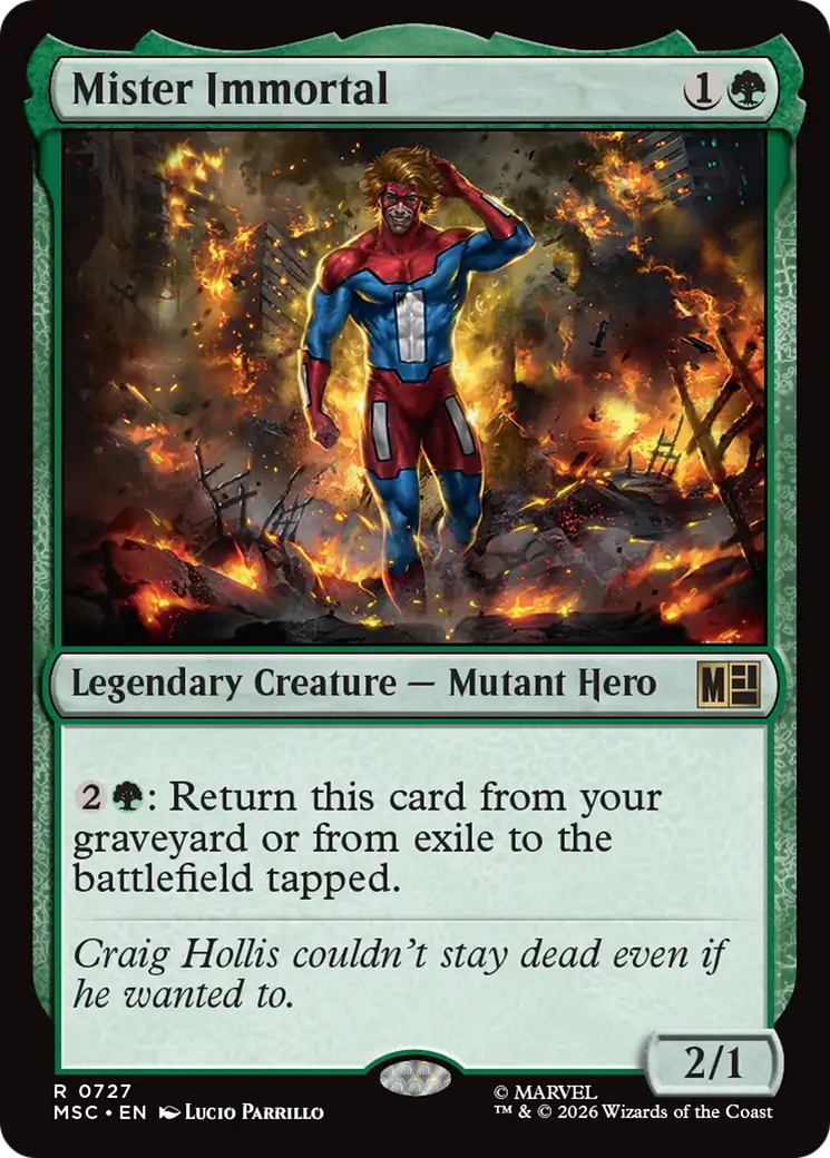 Mister Immortal [Marvel Super Heroes Commander] | Shuffle n Cut Hobbies & Games