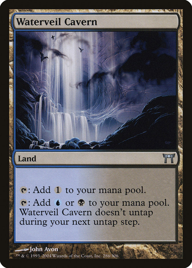 Waterveil Cavern [Champions of Kamigawa] | Shuffle n Cut Hobbies & Games
