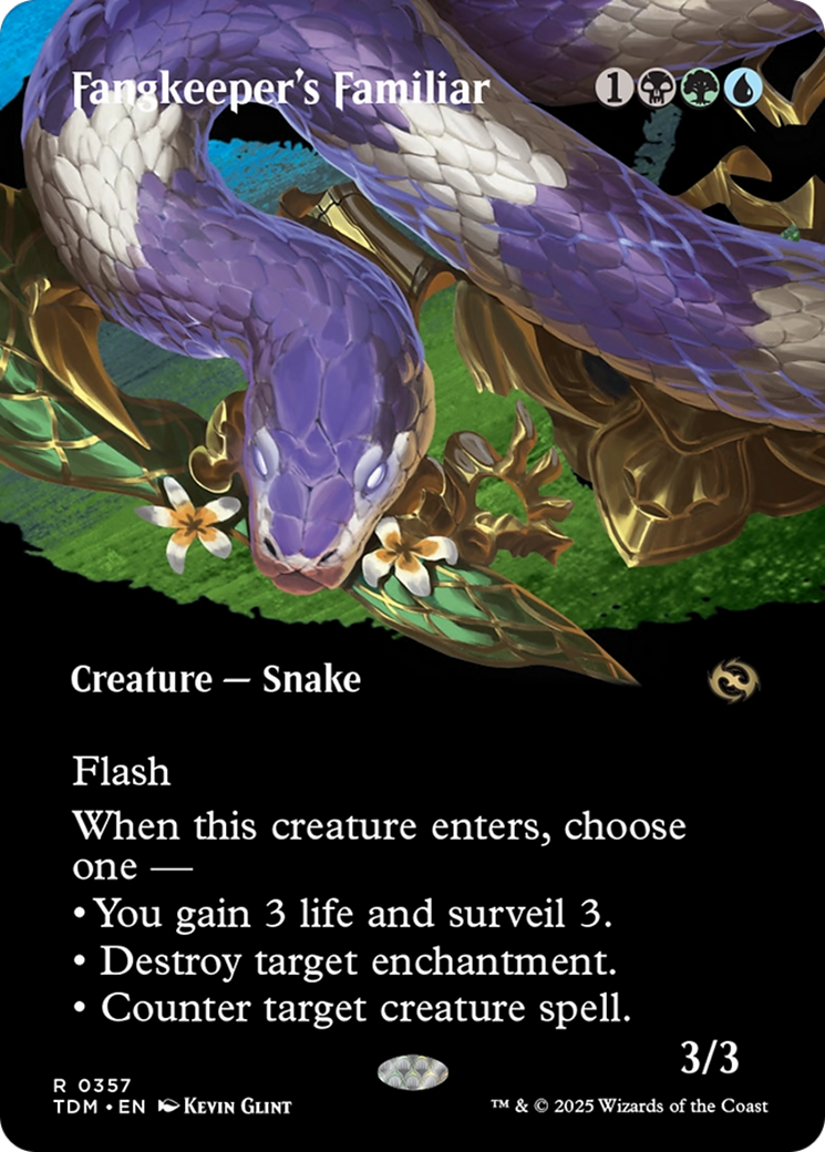 Fangkeeper's Familiar (Borderless) [Tarkir: Dragonstorm] | Shuffle n Cut Hobbies & Games