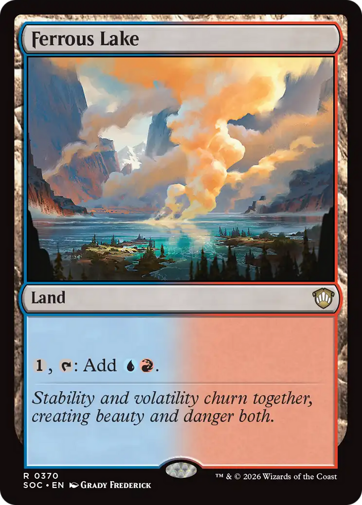 Ferrous Lake [Secrets of Strixhaven Commander] | Shuffle n Cut Hobbies & Games