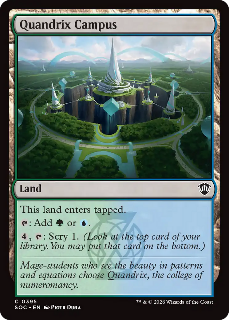 Quandrix Campus [Secrets of Strixhaven Commander] | Shuffle n Cut Hobbies & Games