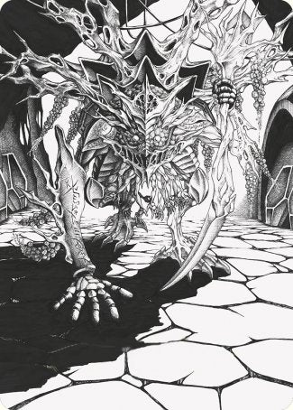 Thrun, Breaker of Silence Art Card [Phyrexia: All Will Be One Art Series] | Shuffle n Cut Hobbies & Games