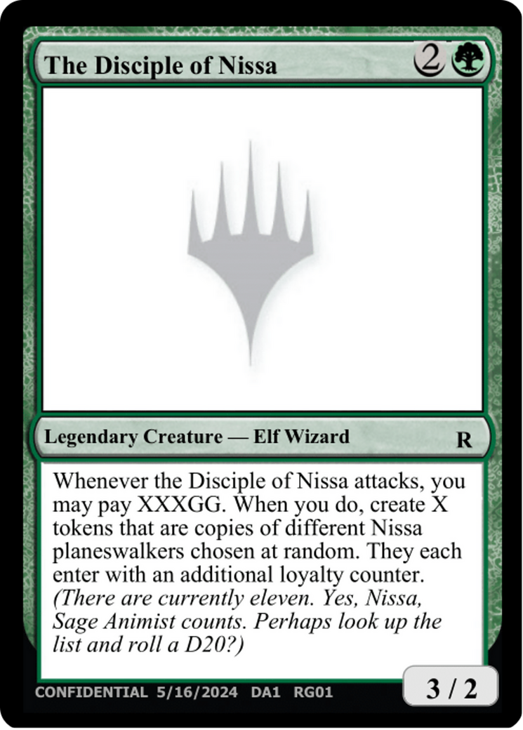 The Disciple of Nissa [Unknown Event] | Shuffle n Cut Hobbies & Games