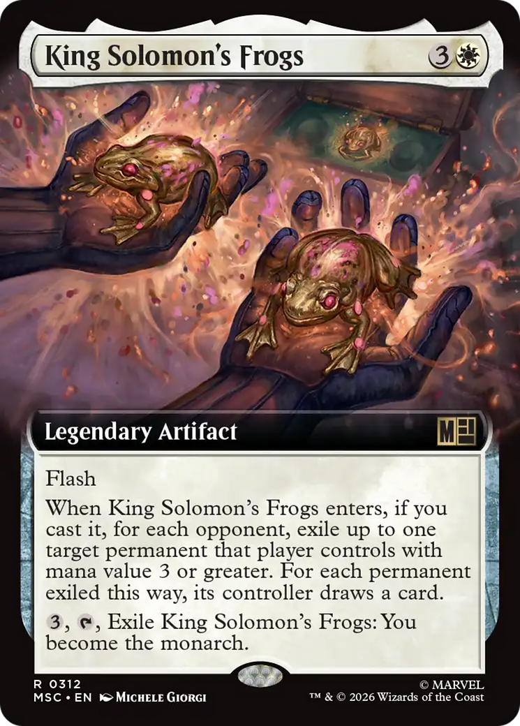 King Solomon's Frogs (Extended Art) [Marvel Super Heroes Commander] | Shuffle n Cut Hobbies & Games