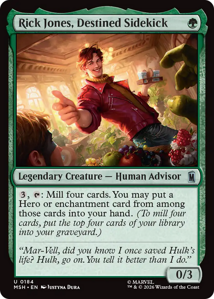 Rick Jones, Destined Sidekick [Marvel Super Heroes] | Shuffle n Cut Hobbies & Games
