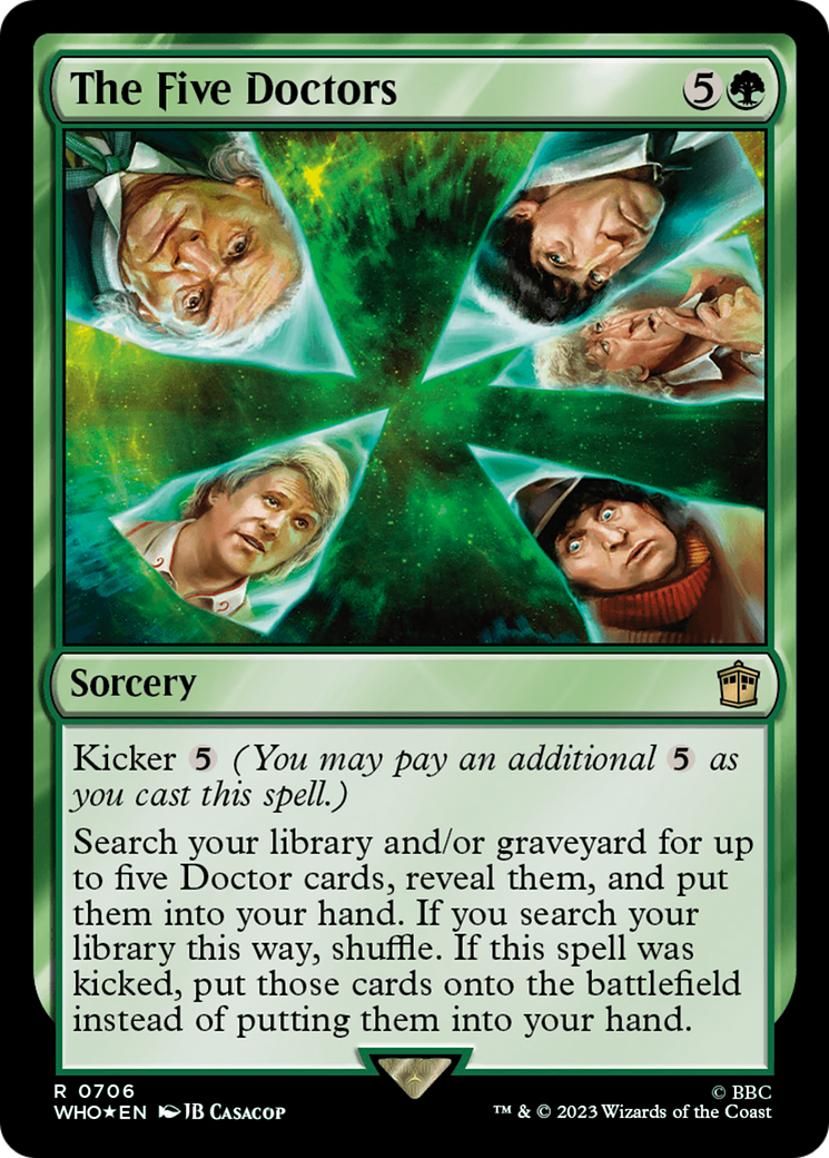 The Five Doctors (Surge Foil) [Doctor Who] | Shuffle n Cut Hobbies & Games