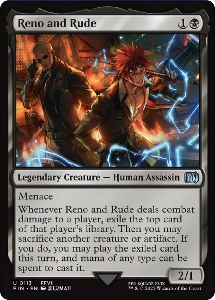 Reno and Rude [FINAL FANTASY] | Shuffle n Cut Hobbies & Games