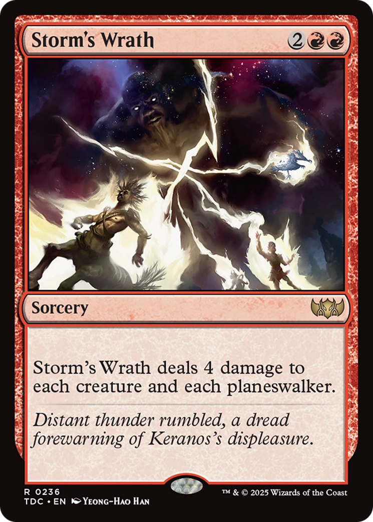 Storm's Wrath [Tarkir: Dragonstorm Commander] | Shuffle n Cut Hobbies & Games