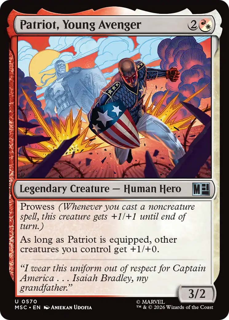 Patriot, Young Avenger [Marvel Super Heroes] | Shuffle n Cut Hobbies & Games