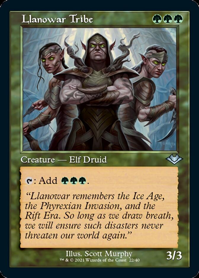 Llanowar Tribe (Retro) [Modern Horizons] | Shuffle n Cut Hobbies & Games