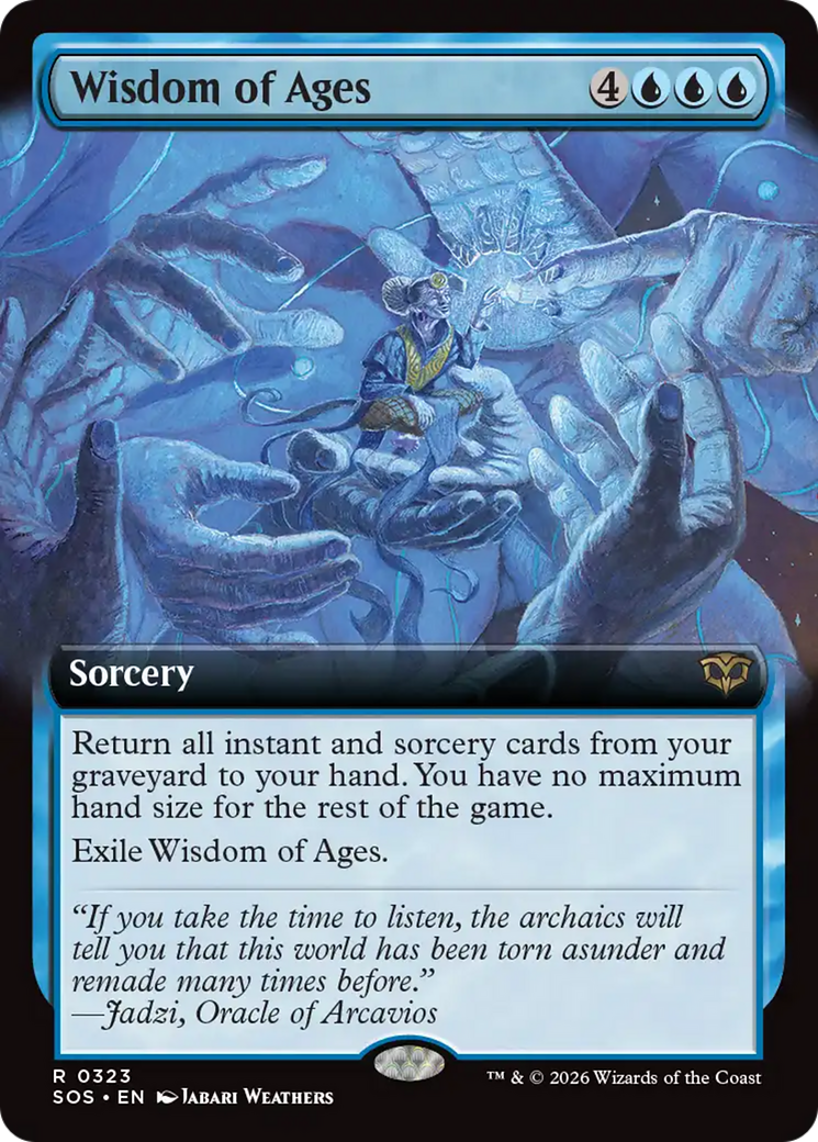 Wisdom of Ages (Extended Art) [Secrets of Strixhaven] | Shuffle n Cut Hobbies & Games