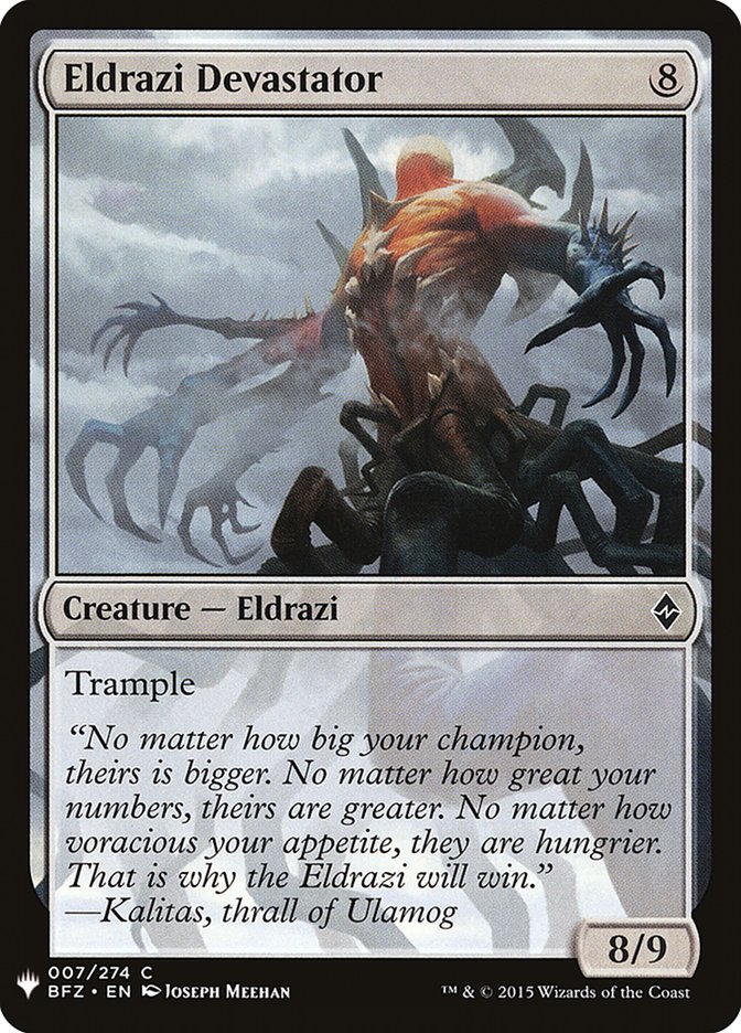 Eldrazi Devastator [Mystery Booster] | Shuffle n Cut Hobbies & Games