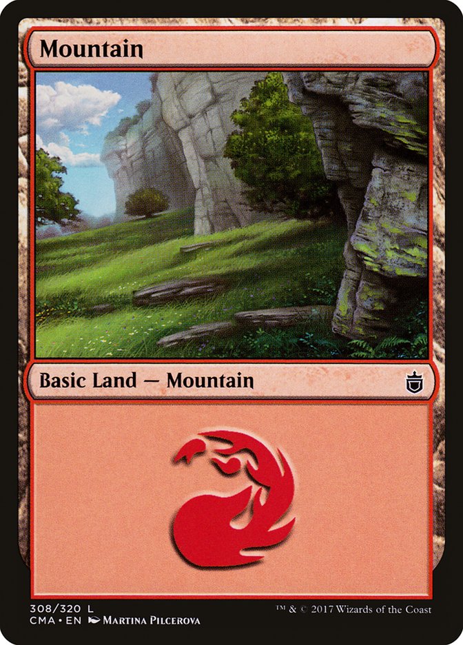 Mountain (308) [Commander Anthology] | Shuffle n Cut Hobbies & Games