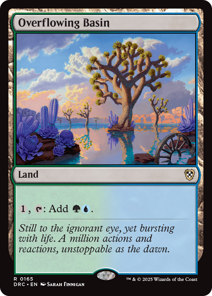 Overflowing Basin [Aetherdrift Commander] | Shuffle n Cut Hobbies & Games