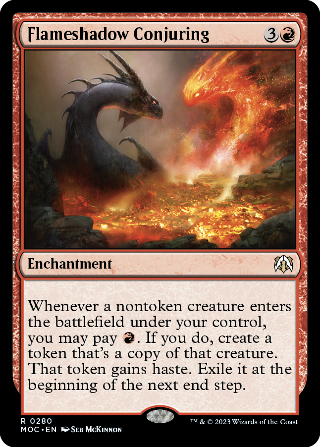 Flameshadow Conjuring [March of the Machine Commander] | Shuffle n Cut Hobbies & Games