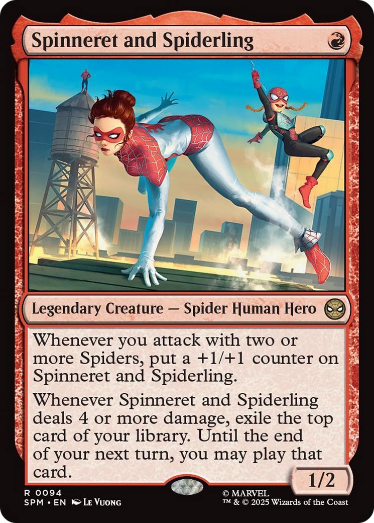 Spinneret and Spiderling [Marvel's Spider-Man] | Shuffle n Cut Hobbies & Games