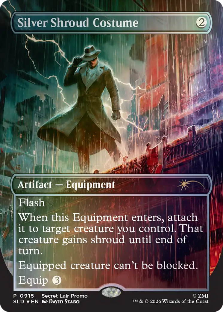Silver Shroud Costume [Secret Lair Drop Series] | Shuffle n Cut Hobbies & Games