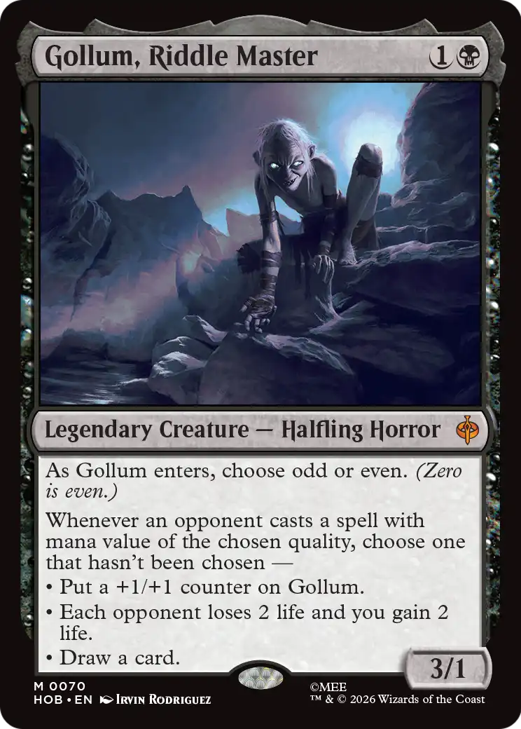 Gollum, Riddle Master [The Hobbit] | Shuffle n Cut Hobbies & Games