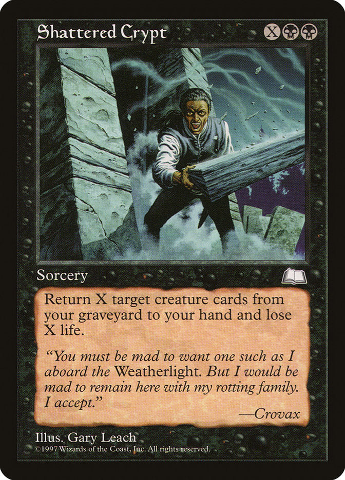 Shattered Crypt [Weatherlight] | Shuffle n Cut Hobbies & Games