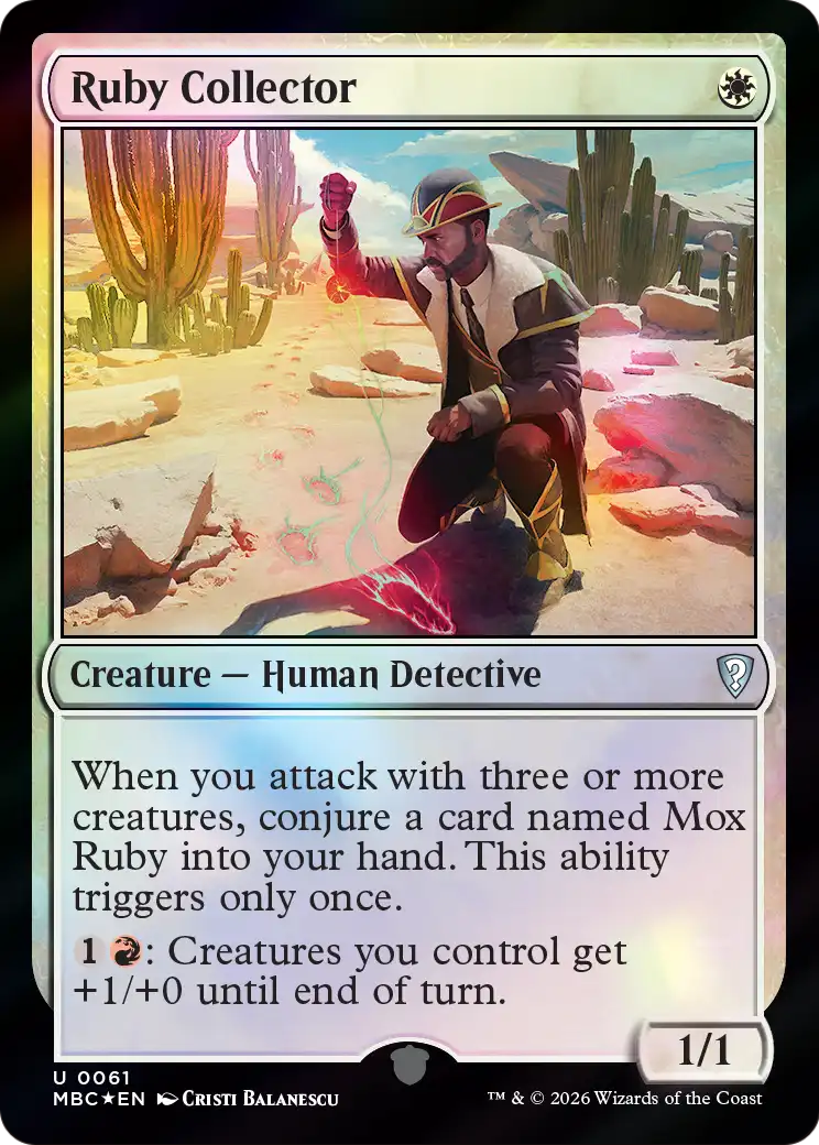Ruby Collector [Mystery Booster: Commander Edition] | Shuffle n Cut Hobbies & Games