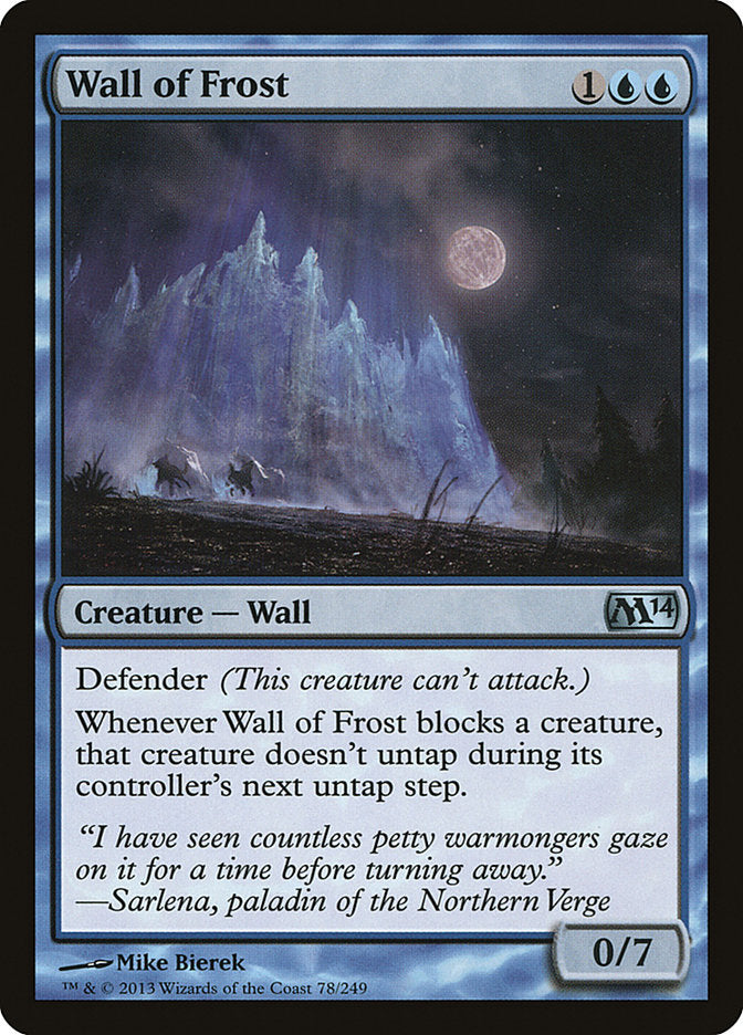 Wall of Frost [Magic 2014] | Shuffle n Cut Hobbies & Games