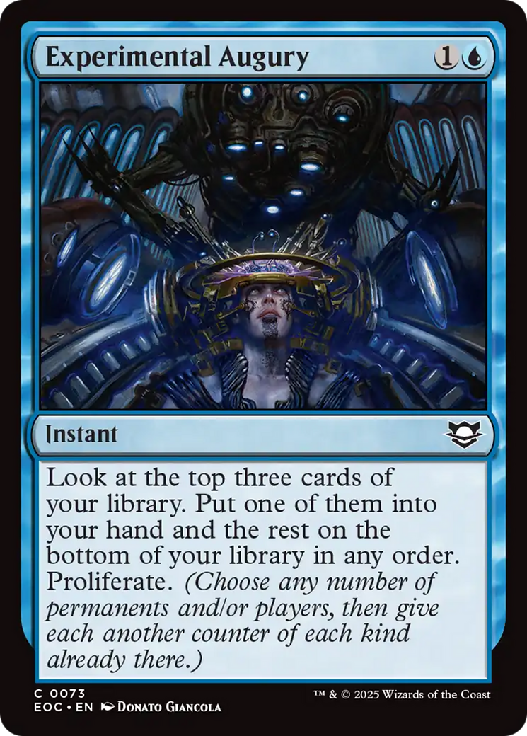 Experimental Augury [Edge of Eternities Commander] | Shuffle n Cut Hobbies & Games