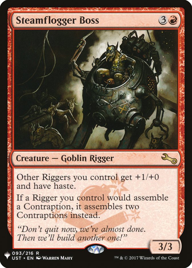 Steamflogger Boss [The List] | Shuffle n Cut Hobbies & Games