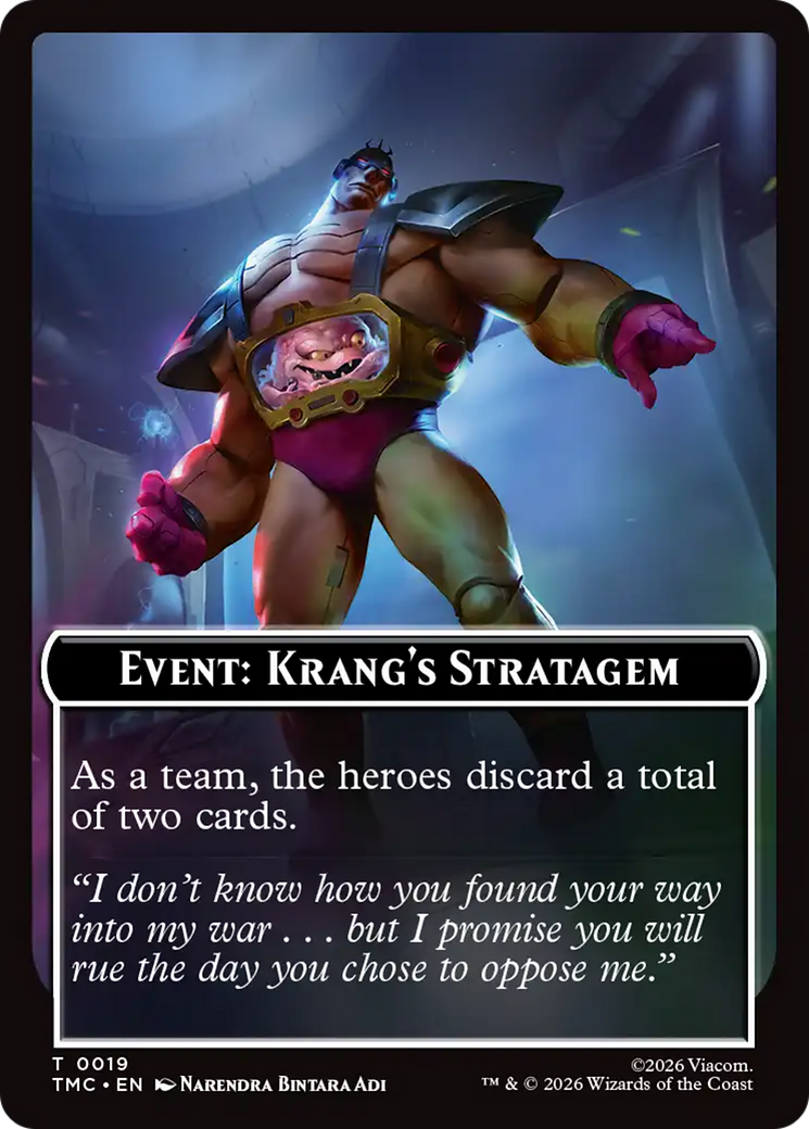 Event: Krang's Stratagem [Teenage Mutant Ninja Turtles Commander Tokens] | Shuffle n Cut Hobbies & Games