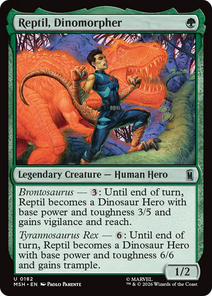 Reptil, Dinomorpher [Marvel Super Heroes] | Shuffle n Cut Hobbies & Games