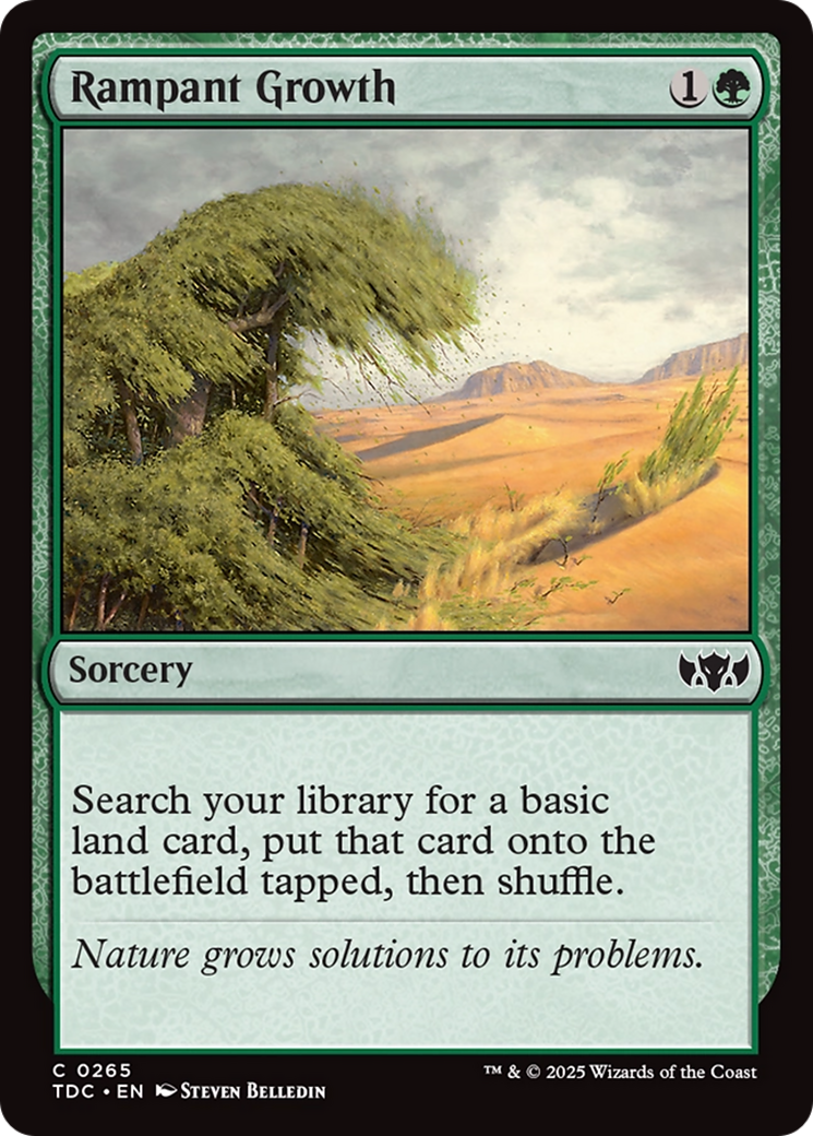 Rampant Growth [Tarkir: Dragonstorm Commander] | Shuffle n Cut Hobbies & Games