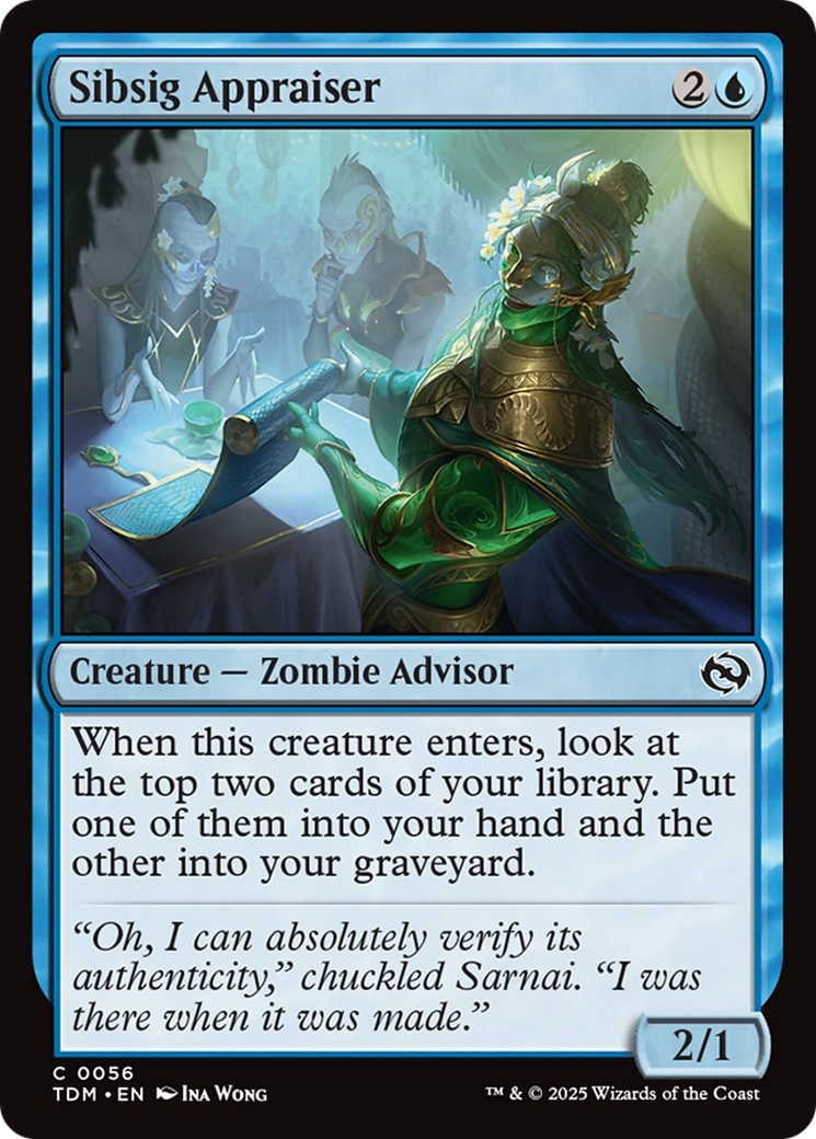 Sibsig Appraiser [Tarkir: Dragonstorm] | Shuffle n Cut Hobbies & Games