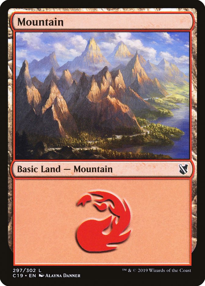 Mountain (297) [Commander 2019] | Shuffle n Cut Hobbies & Games