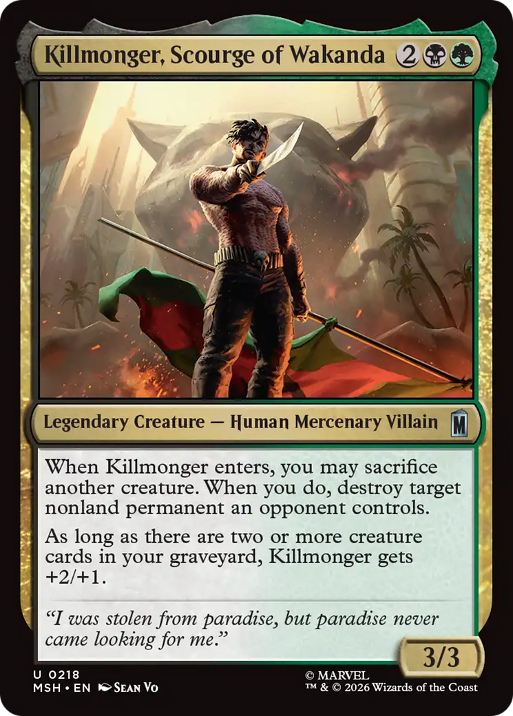 Killmonger, Scourge of Wakanda [Marvel Super Heroes] | Shuffle n Cut Hobbies & Games