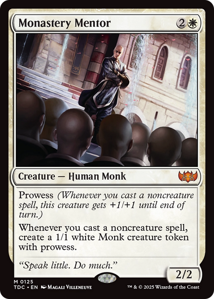 Monastery Mentor [Tarkir: Dragonstorm Commander] | Shuffle n Cut Hobbies & Games