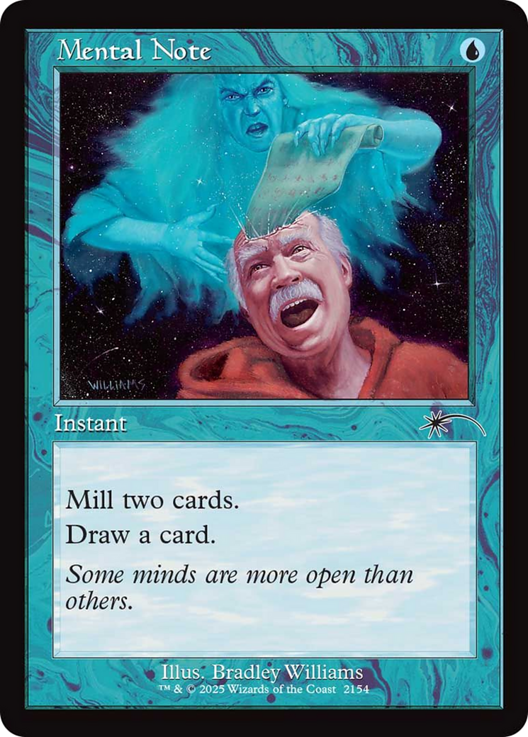 Mental Note (Retro Frame) [Secret Lair Drop Series] | Shuffle n Cut Hobbies & Games